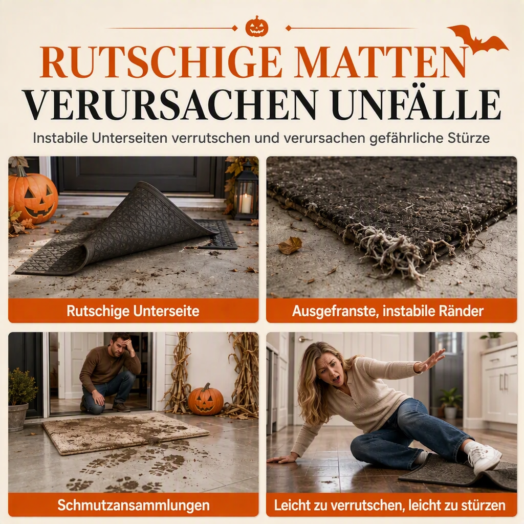 🔥 50 % Rabatt! 🍂 Verleihen Sie Ihrem Eingangsbereich einen warmen Herbst-Look – Pflegeleichte Streifen-Fußmatte für Zuhause