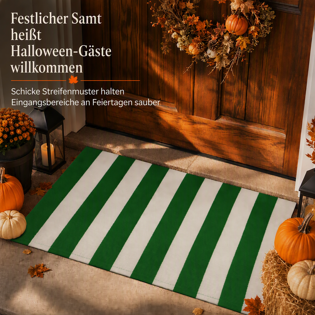 🔥 50 % Rabatt! 🍂 Verleihen Sie Ihrem Eingangsbereich einen warmen Herbst-Look – Pflegeleichte Streifen-Fußmatte für Zuhause