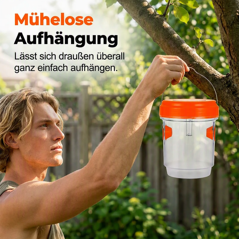 🔥Solange der Vorrat reicht 50 % Rabatt!🎉Solarbetriebene Wespen- und Bienenfalle