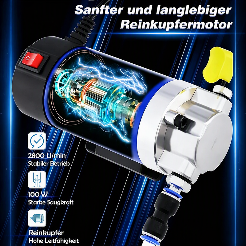 🛍️ 50 % Rabatt – Tragbare 12V-Ölablasspumpe für Motor- & Getriebeöl – mit Kupfermotor, inkl. Schläuche & Aufbewahrungsbox 🔧