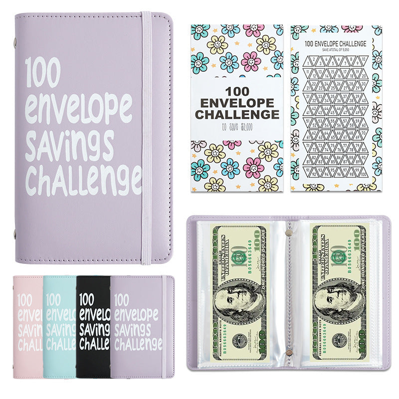 ⏰Letzte 4 Stunden 70 % Rabatt🎁100 Umschlag-Spar-Challenge-Buch✉️💸