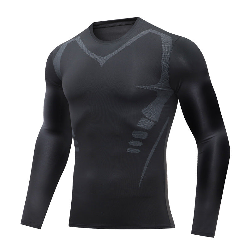 👕50 % RABATT!💪 Ion Shape Langarmshirt – Slim Fit, Ionic-Technologie, stärkt das Selbstbewusstsein