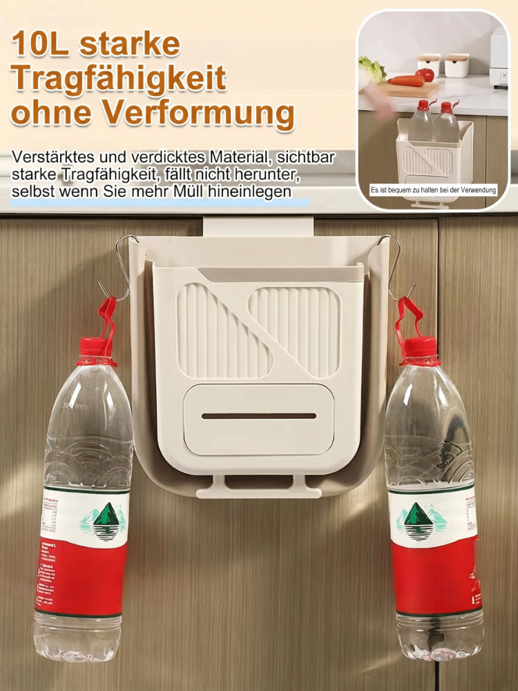 🗑️ 50% RABATT! 🕒 Klappbarer Hängemülleimer – Platzsparend, Hygienisch & Leicht zu Reinigen 🧼