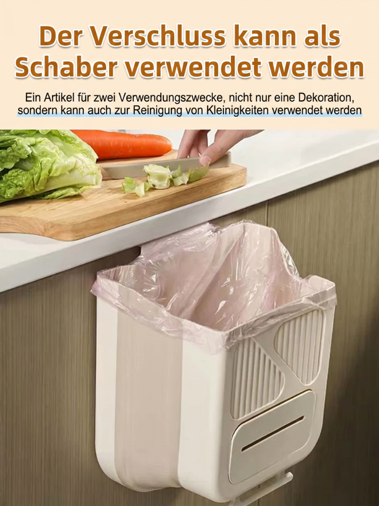 🗑️ 50% RABATT! 🕒 Klappbarer Hängemülleimer – Platzsparend, Hygienisch & Leicht zu Reinigen 🧼