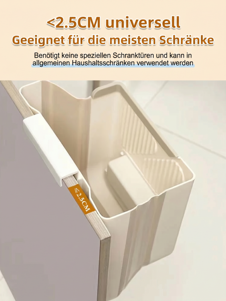 🗑️ 50% RABATT! 🕒 Klappbarer Hängemülleimer – Platzsparend, Hygienisch & Leicht zu Reinigen 🧼