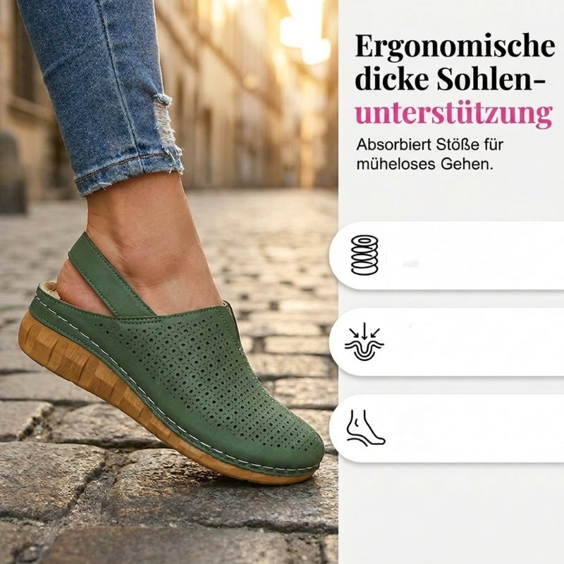 🔥 Letzter Tag! 50% Rabatt Damen Slingback Keilsandalen 🩷 Atmungsaktiv & bequem für den Sommer