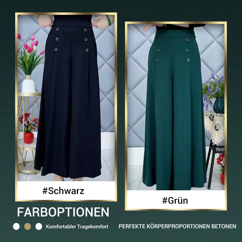 👖 50% RABATT JETZT ! 🔥 Falten-Weitbeinhosen – Schmeichelhafte Silhouette, Bequemer Tragekomfort & Vielseitiger Stil 💃