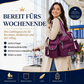 👜 LETZTER TAG 50% RABATT! Premium Alltags- & Reisetasche aus leichtem wasserabweisendem Oxford-Stoff, 3 Tragevarianten & viele Fächer