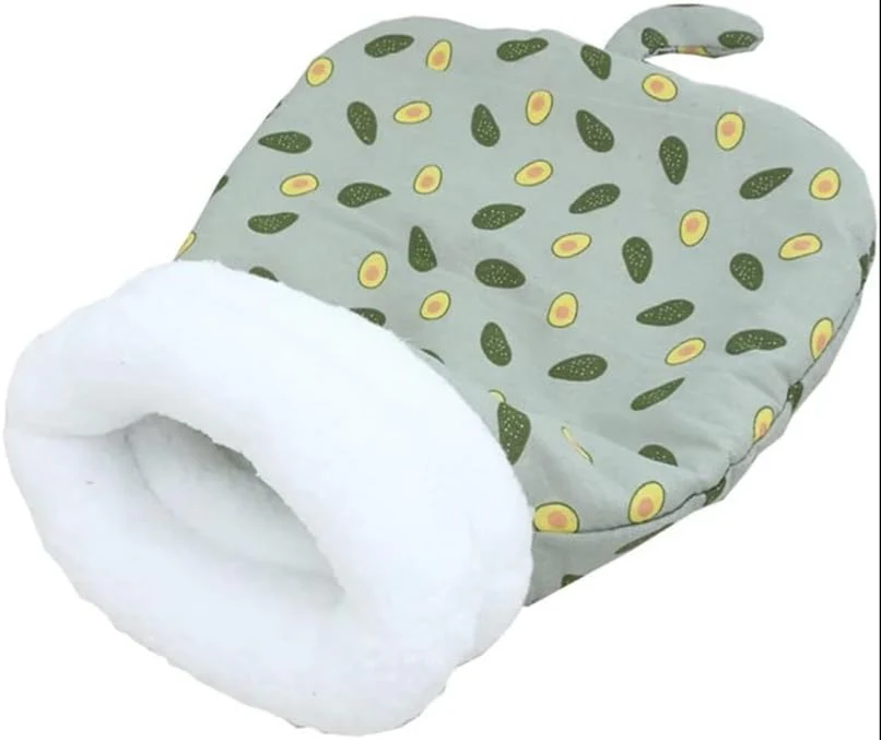 ⏳50% RABATT! 🐱 Flauschiger Katzen-Winterschlafsack – halbgeschlossene Kuschelhöhle mit Cartoon-Muster😴