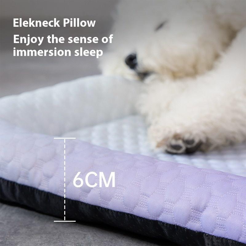 🐱🐶50% RABATT JETZT HALBER PREIS❄️ Eisseide Kühlmatte für Hunde & Katzen, farbverlaufend, waschbar in vielen Größen 🧼🛋️
