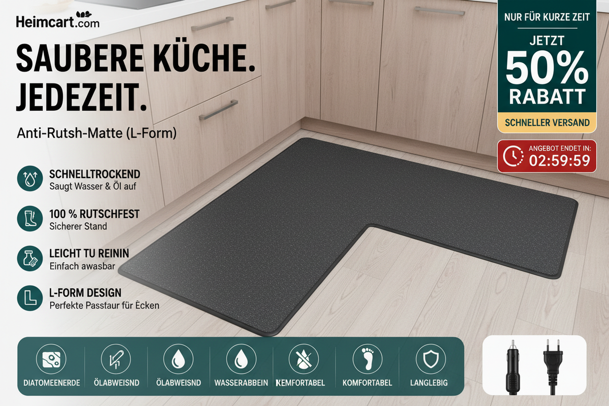 Anti-Rutsch-Matte L-Form