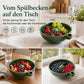 🍓🌀 Handgefertigte Keramikschale mit Beerenmuster – originell, raffiniert & alltagstauglich