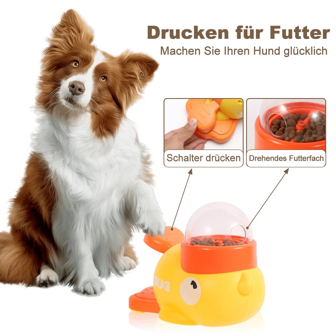 😺Heißer Verkauf - 50% Rabatt🐶Katzen & Hunde, vereint im Spaß!----Interaktives Slow Feeder Spielzeug
