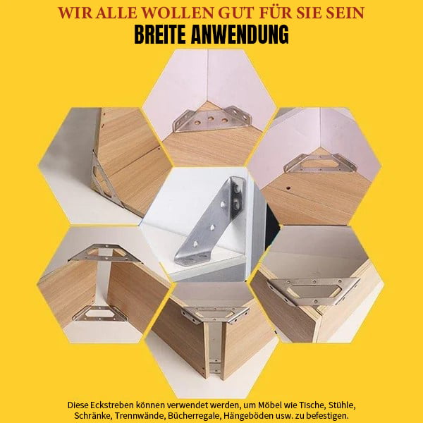 🔧 50% RABATT! 🔩 Dreieckige Edelstahlhalterung – Robust & stabil ✨