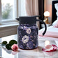⏳Begrenzte Zeit 50% Rabatt💥Teethermoskanne mit Vintage-Blumenmuster – Integriertes Teesieb