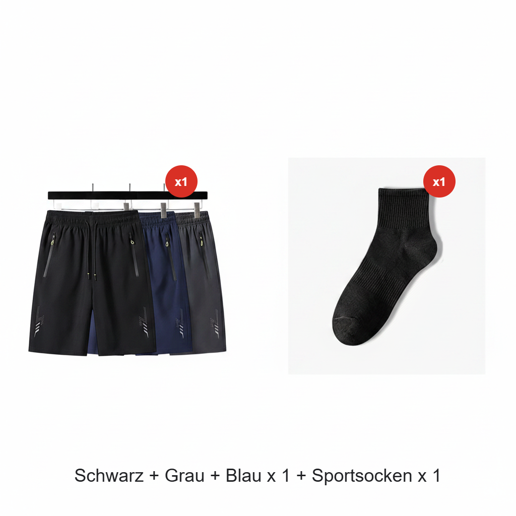 🔥Kostenloser Versand & 50 % Rabatt🔥Schnelltrocknende Herren-Sportshorts – Leicht, atmungsaktiv & perfekt für Workout, Laufen & Freizeit ✨