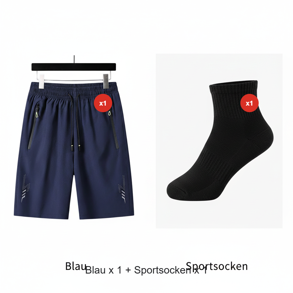 🔥Kostenloser Versand & 50 % Rabatt🔥Schnelltrocknende Herren-Sportshorts – Leicht, atmungsaktiv & perfekt für Workout, Laufen & Freizeit ✨