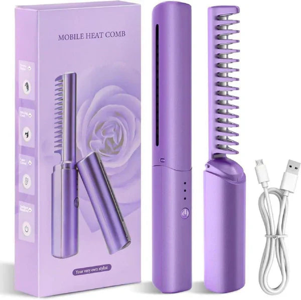🎉🔥2026 Bestseller! Über 80.000 Mal verkauft!💖👩In Sekundenschnelle fertig gestylt – überall & jederzeit schöne Frisuren💁Tragbarer, kabelloser Mini-Haarstyler für Glätten & Locken