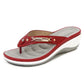 🎁2026 Neues Design der offenen Form✨🩴Weich gepolsterte Damen-Flip-Flop-Sandalen