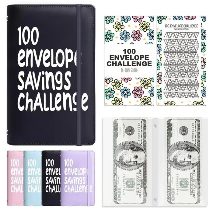 ⏰Letzte 4 Stunden 70 % Rabatt🎁100 Umschlag-Spar-Challenge-Buch✉️💸