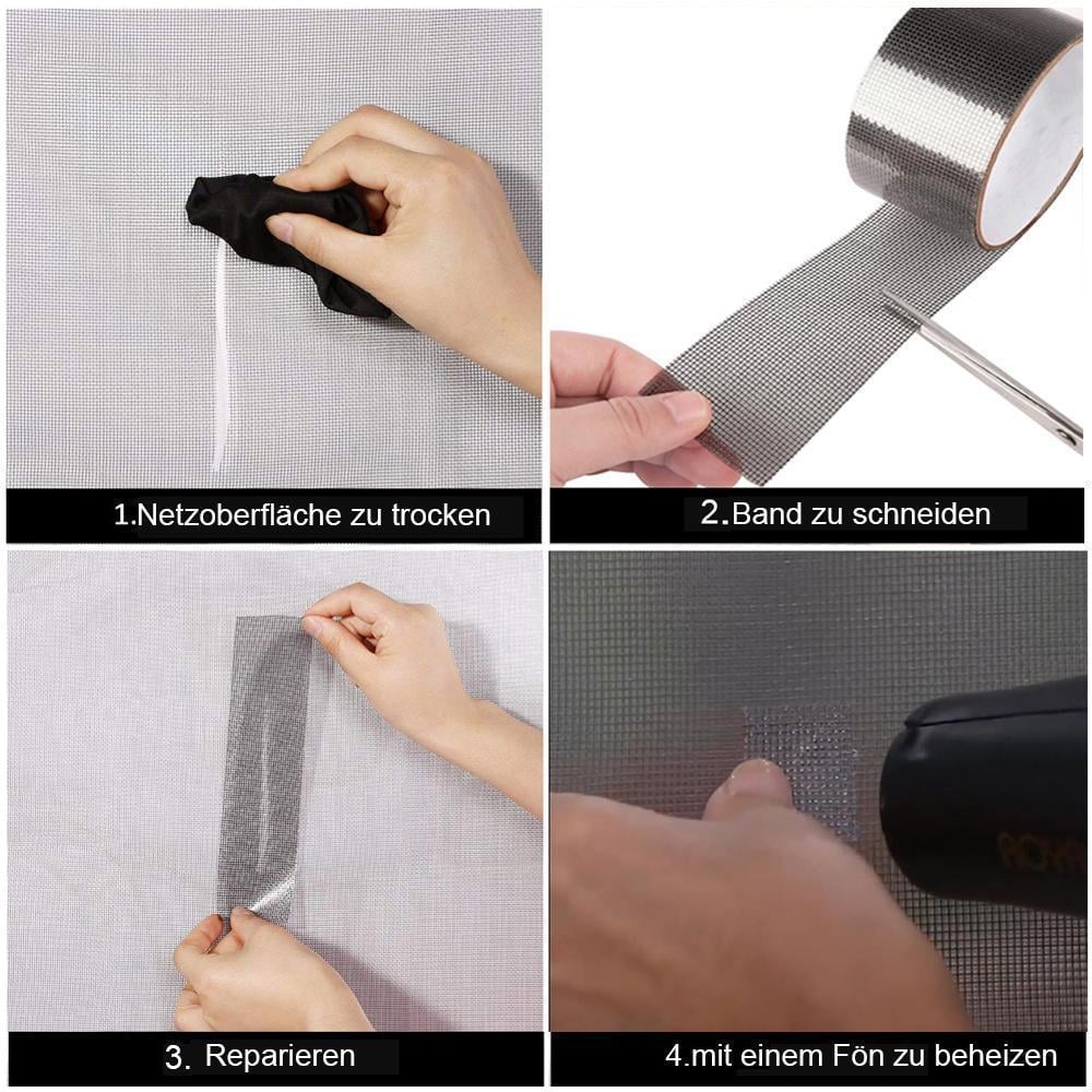 🔥Letzter Tag: 50% Rabatt!⏰🪟Reparatur Stoff Masche Band oder Patch