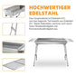 🔥 50% RABATT! 🍖 Klappbarer Outdoor-Grill aus Edelstahl – Kompakt, Strapazierfähig & Perfekt Für Camping, Garten & BBQ-Partys 🏕️