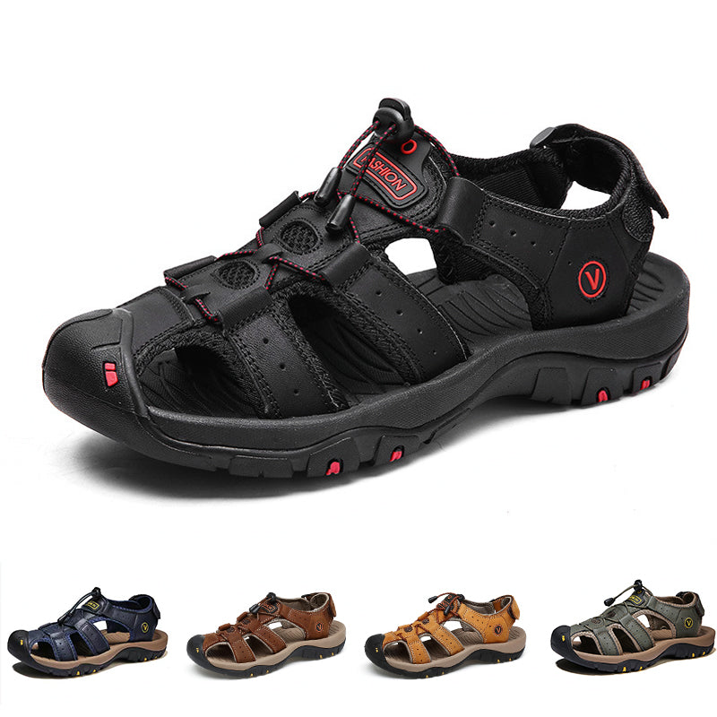 👡 50% RABATT! ☀️ Bequeme Outdoor-Strandschuhe aus Leder – Weich, atmungsaktiv & rutschfest – Perfekt für Strand, Spaziergänge oder den Alltag – stilvoll & langlebig 🏖️🦶✨