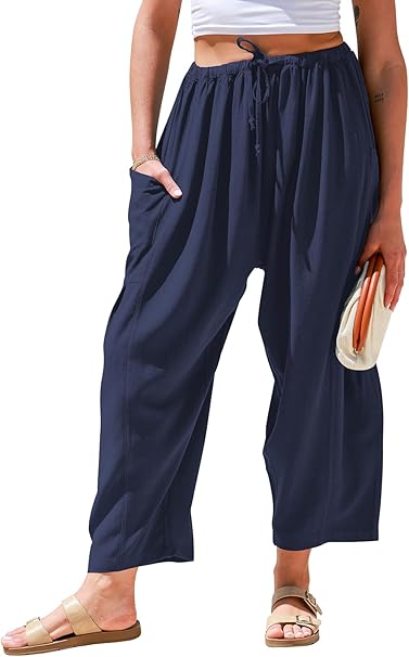 👖💃 50% RABATT! Freizeithose aus Leinen mit weitem Bein für Damen – Luftig, lässig & perfekt für Sommer, Stadt & Reisen ✨