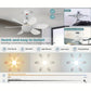 ⏳ LETZTER TAG – 50% RABATT! 🔥 💡 40W LED-Deckenventilator mit Licht & Fernbedienung – Ultra-leise (52 cm) 🎯 🔌 E27-Fassung + GRATIS B22-Adapter 😴 Perfekt für Schlafzimmer, 👩‍🍳 Küche & 🛠️ Garage