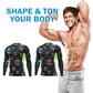 👕50 % RABATT!💪 Ion Shape Langarmshirt – Slim Fit, Ionic-Technologie, stärkt das Selbstbewusstsein