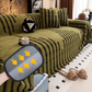 🛋️ 50% RABATT 2026! ✨ Plüsch Sofaüberwurf - Extra Dicke & Rutschfeste Decke mit Elastischen Kanten für Herbst und Winter 🍂❄️