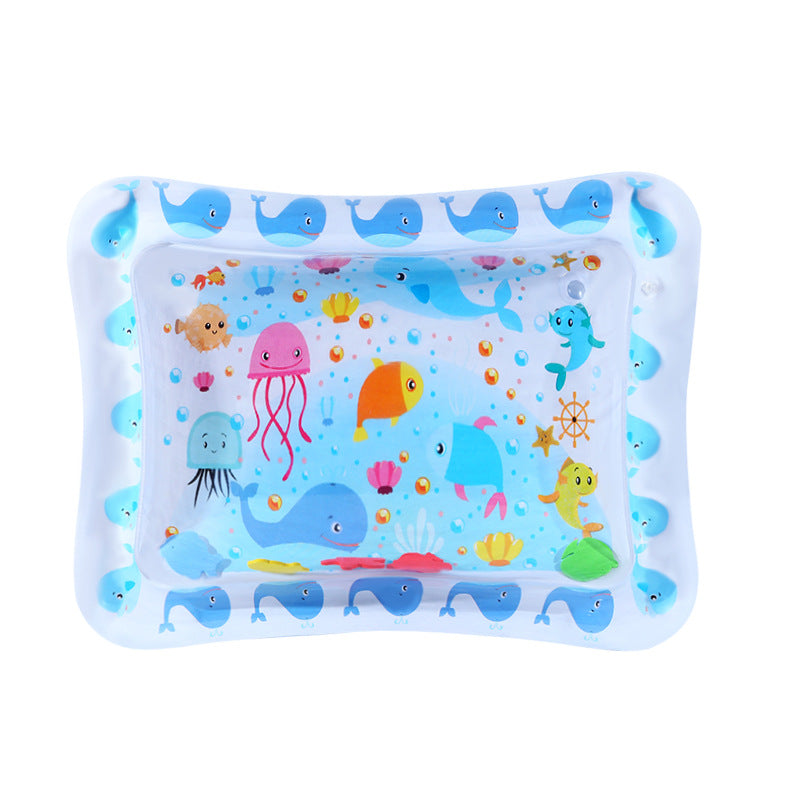 😻Wassermatte für Haustiere – interaktives Spielzeug mit schwimmenden Fischen + kühlende Sommermatte