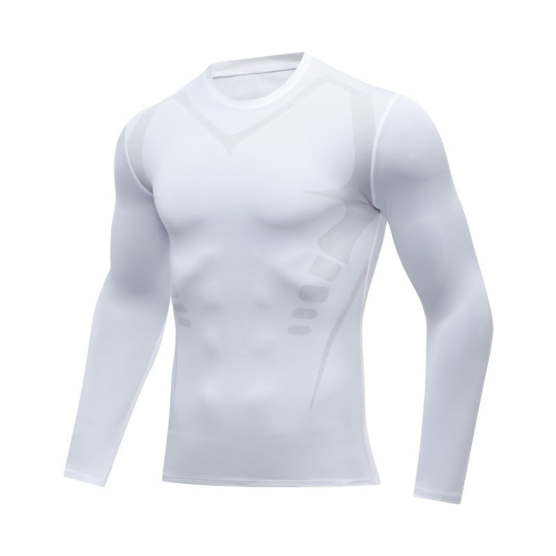 👕50 % RABATT!💪 Ion Shape Langarmshirt – Slim Fit, Ionic-Technologie, stärkt das Selbstbewusstsein