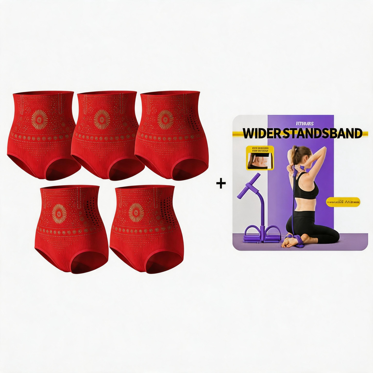 🥳 👙 Hochtaillierte formende Shorts – 360° Stützung, Bauchkontrolle & Po-Lift – nahtlos, atmungsaktiv (78% Nylon) – für Damen M-XL