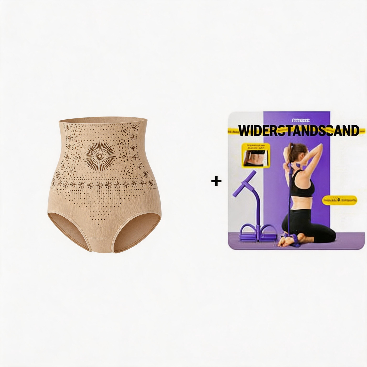 🥳 👙 Hochtaillierte formende Shorts – 360° Stützung, Bauchkontrolle & Po-Lift – nahtlos, atmungsaktiv (78% Nylon) – für Damen M-XL