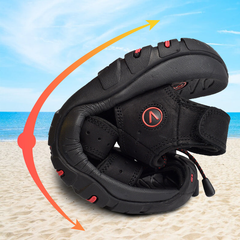 👡 50% RABATT! ☀️ Bequeme Outdoor-Strandschuhe aus Leder – Weich, atmungsaktiv & rutschfest – Perfekt für Strand, Spaziergänge oder den Alltag – stilvoll & langlebig 🏖️🦶✨