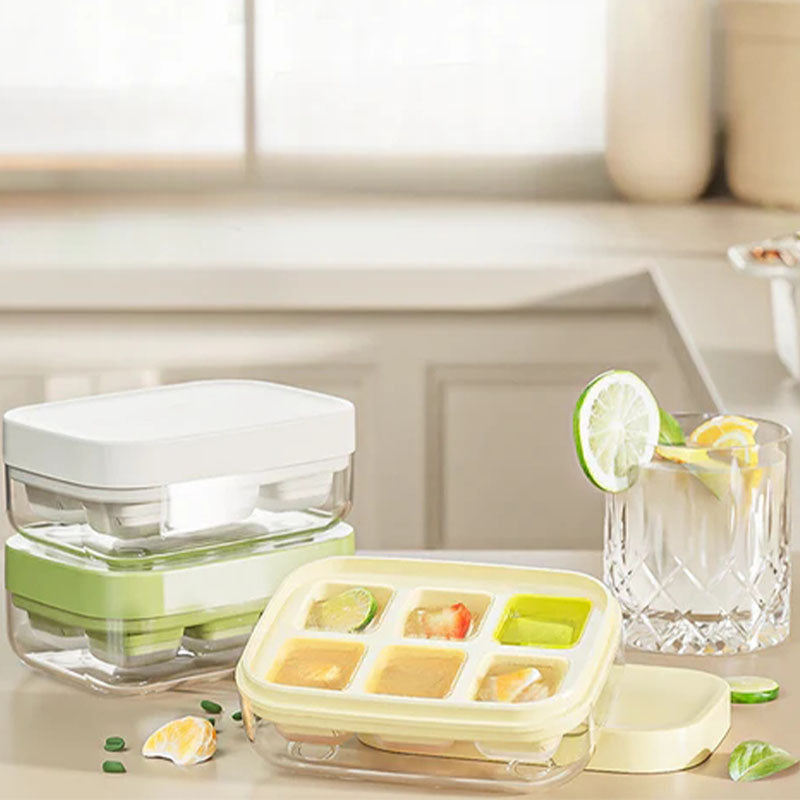 🧊Limitiertes 50 % Rabatt⏰ Mini-Eiswürfelform 6er – Lebensmittelecht, Leicht zu Lösen ✨