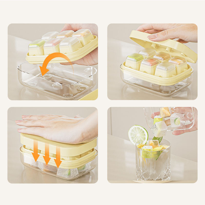🧊Limitiertes 50 % Rabatt⏰ Mini-Eiswürfelform 6er – Lebensmittelecht, Leicht zu Lösen ✨
