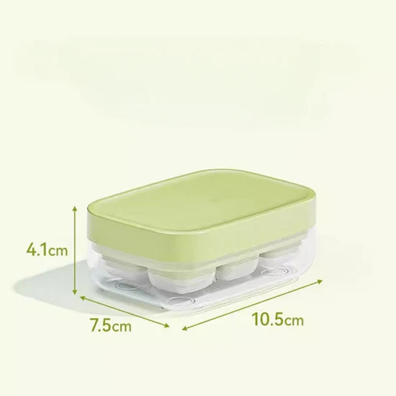 🧊Limitiertes 50 % Rabatt⏰ Mini-Eiswürfelform 6er – Lebensmittelecht, Leicht zu Lösen ✨