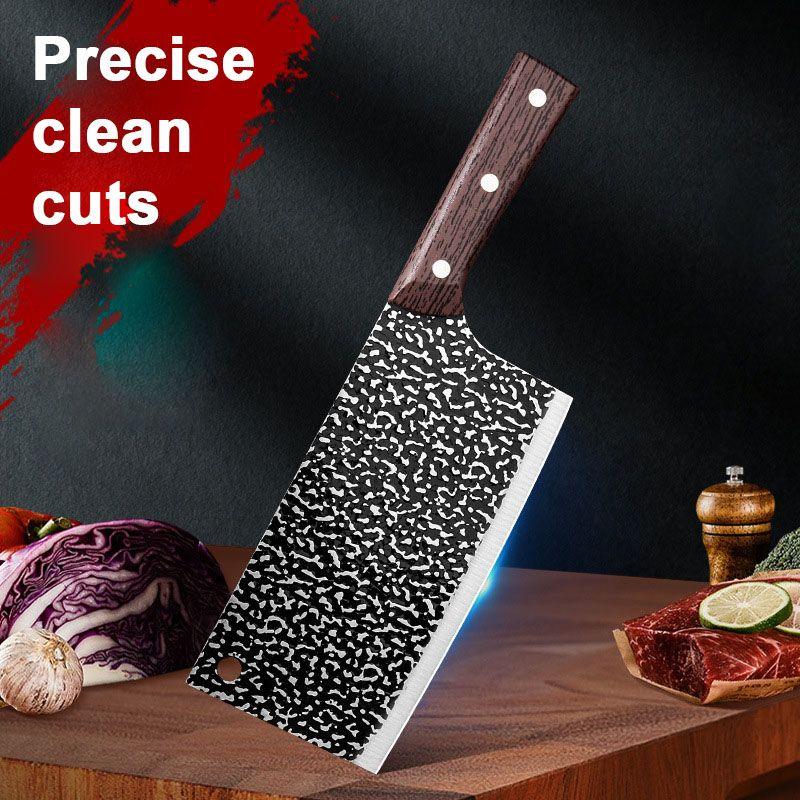 ⚡ 50 % Rabatt – Robustes geschmiedetes Kochmesser – präzisionsgeschliffene Klinge, ergonomischer Griff & langlebig – perfekt für ambitionierte Hobbyköche 🥩🔪