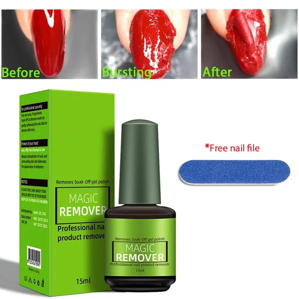 💅 50.000+ verkauft! 💥50% Rabatt – Magischer Nagellackentferner Gel, löst Nagellack in Sekunden, ohne Reiben