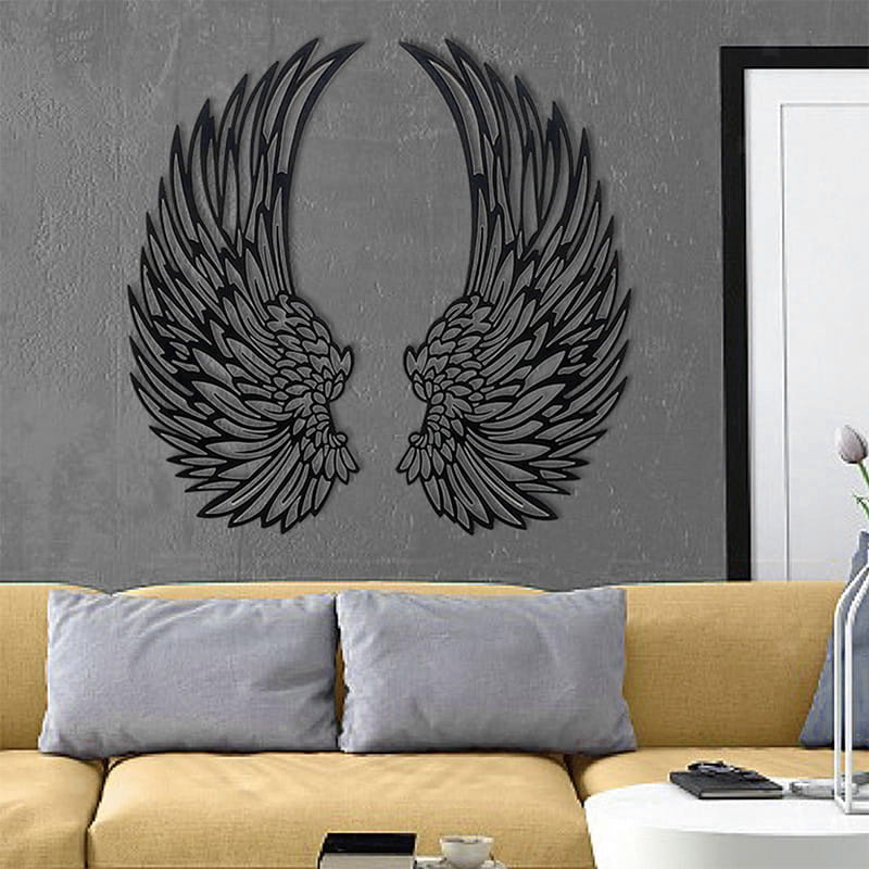 🕊️ 50% RABATT! 💡 Wandkunst aus Metall mit Engelsflügeln & LED-Beleuchtung – Dekoratives Lichtobjekt für Wohnzimmer oder Flur – Warmes Licht, edles Design – verleiht jedem Raum eine himmlische Atmosphäre ✨