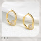 🌹 Kaufen Sie 1 und erhalten Sie 1 gratis【2 Paar】🌹 Gold Kreis Ohrringe mit kleiner Kugel