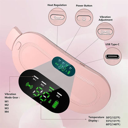 💖 50% RABATT! ⚡ Menstruations-Massagegürtel – Wärme, Vibration & diskret ✨