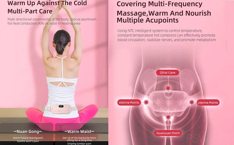 💖 50% RABATT! ⚡ Menstruations-Massagegürtel – Wärme, Vibration & diskret ✨