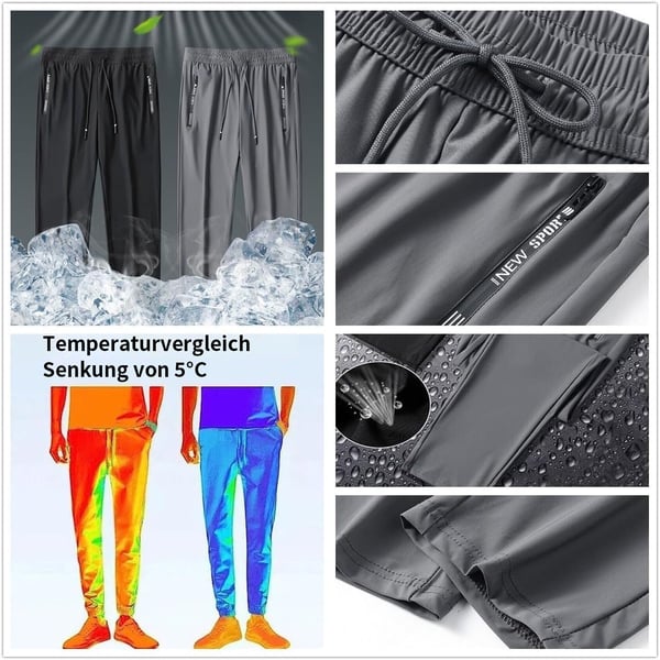 👖 50 % Rabatt! 🏃 Leichte Sporthose aus Ice-Silk – atmungsaktiv, kühl und perfekt für den Alltag☀️