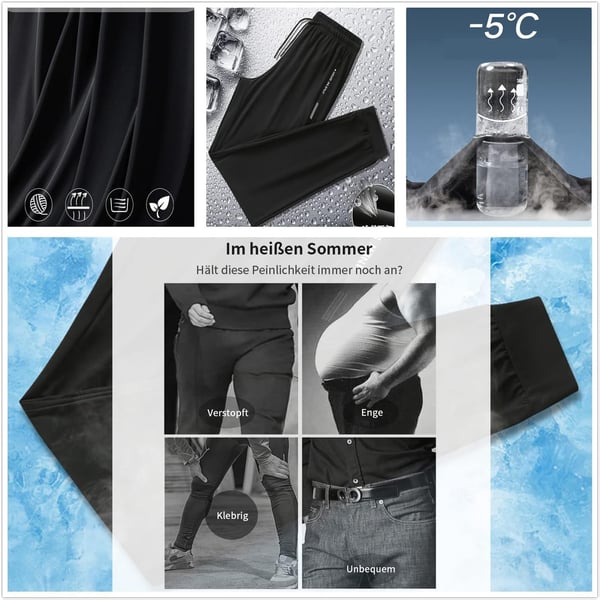 👖 50 % Rabatt! 🏃 Leichte Sporthose aus Ice-Silk – atmungsaktiv, kühl und perfekt für den Alltag☀️