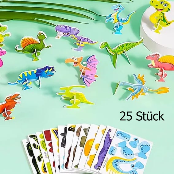 🧩 KAUFE 2, ERHALTE 3! ✨ 3D-Cartoon-Puzzle – 57 Teile mit Leuchtfarben, Fördert Kreativität & Räumliches Denken Bei Kindern Ab 4 Jahren 🎨