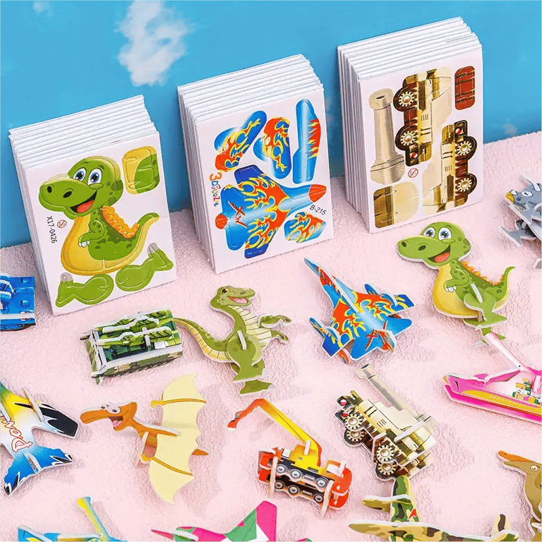 🧩 KAUFE 2, ERHALTE 3! ✨ 3D-Cartoon-Puzzle – 57 Teile mit Leuchtfarben, Fördert Kreativität & Räumliches Denken Bei Kindern Ab 4 Jahren 🎨