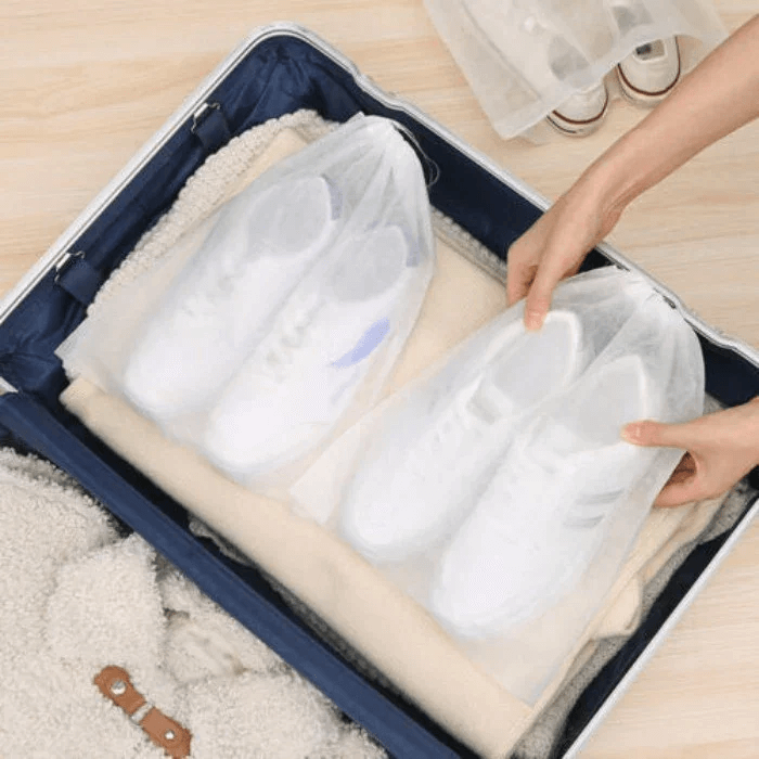 🔥✨Wie wiederverwendbare Schuh-Aufbewahrungsbeutel mit Zugband · Staubdicht & Platzsparend · Must-Have zum Saisonwechsel